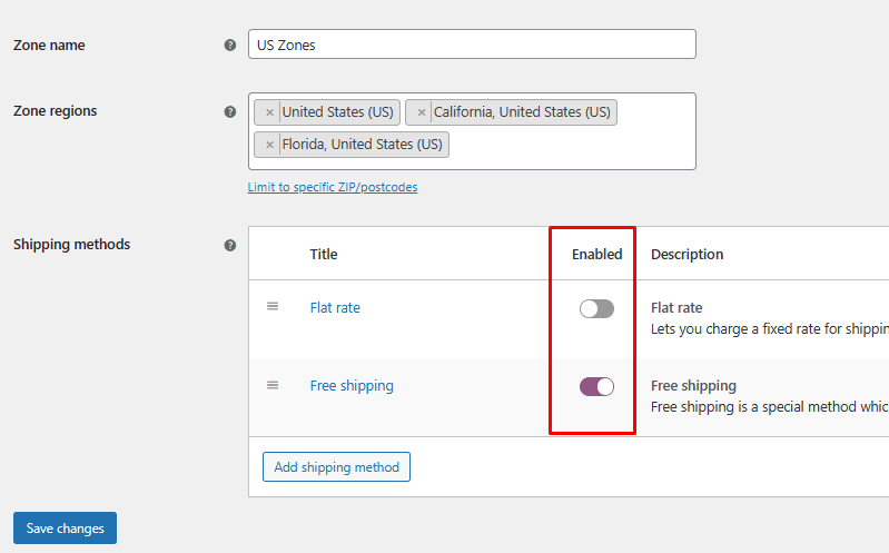 WooCommerce "No Shipping Options Were Found"