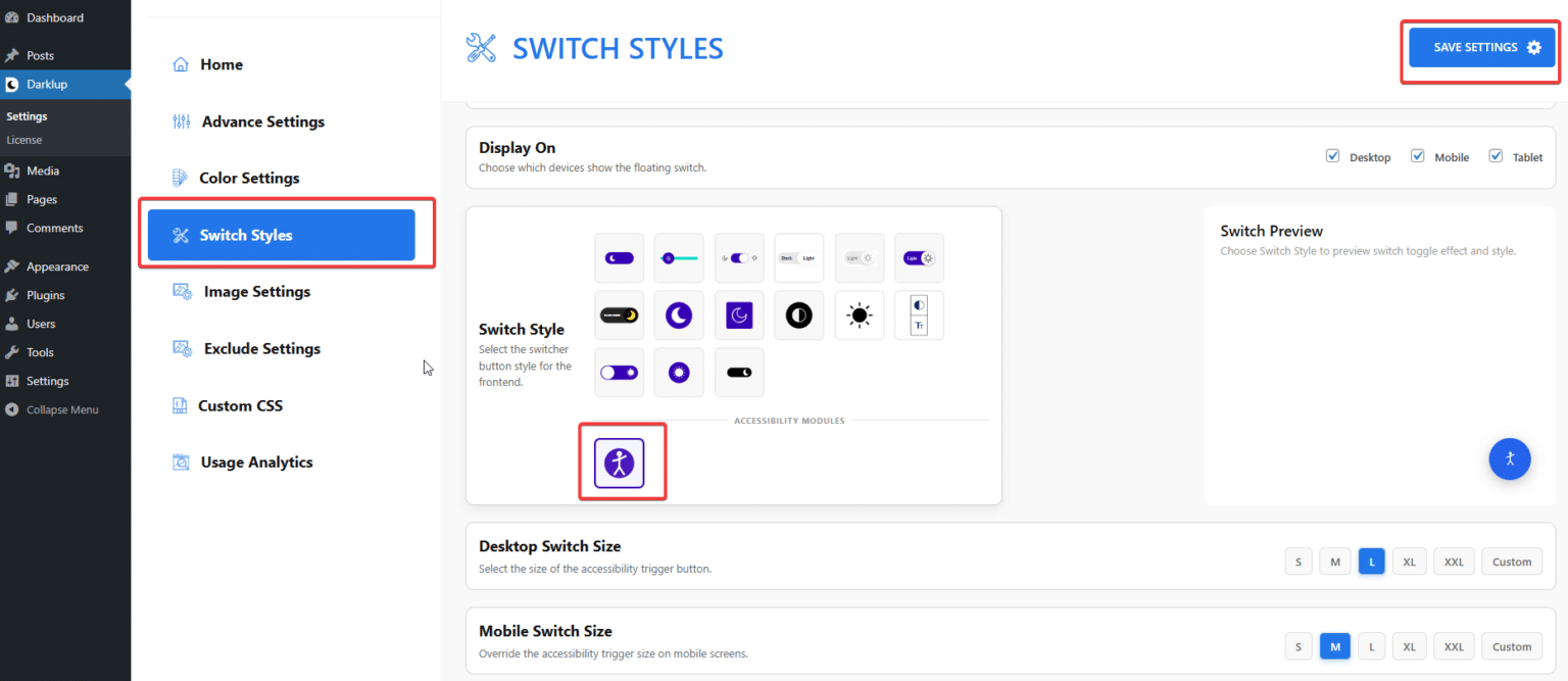 Darklup vs WP Dark Mode: Best WordPress Dark Mode & Accessibility Plugin Compared 2 Darklup Dark Mode and Accessibility
