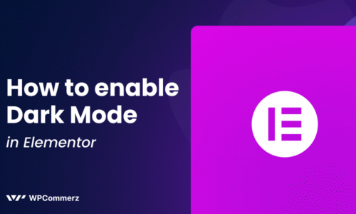 elementor dark mode